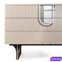 Chest and cabinet for Lexus TV. Dresser, TV stand by Medusa Home 3D Model Vray, Corona