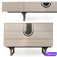 Chest and cabinet for Lexus TV. Dresser, TV stand by Medusa Home 3D Model Vray, Corona