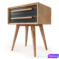 Dresser and nightstand Bruni. Tvstand, nightstand Bruni by Etg-Home 3D Model Vray, Corona