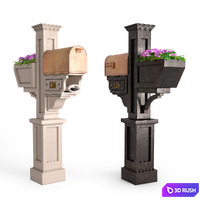 Letterbox, Set-1 3D Model Vray, Corona