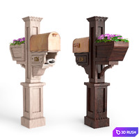 Letterbox, Set-1 3D Model Vray, Corona