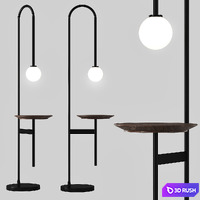 LIGHT WITH A TABLE by Living Divani 3D Model Corona