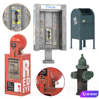 Street equipment_Vol_01 3D Model
