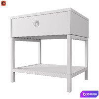 Bedside table Garda Decor KFC763E7 3D Model Corona
