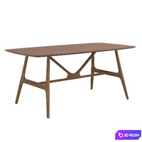 Travis Dining Table 3D Model Vray
