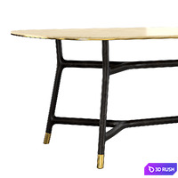 Tavolo Joyce Piano in Marmo 3D Model Vray, Corona