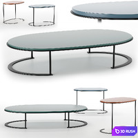 Ortis by Lema Side Table 3D Model Vray, Corona