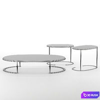 Ortis by Lema Side Table 3D Model Vray, Corona