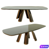 Prince dining table from the Italian brand Arketipo 3D Model