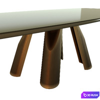 Prince dining table from the Italian brand Arketipo 3D Model Corona