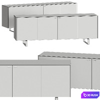 Ligne Roset Coplan 2 Sideboards 3D Model Vray, Corona