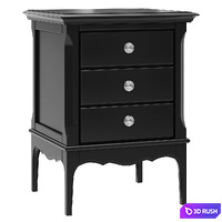 Dantone Home Bedside table Venice with 3 drawers 3D Model Vray