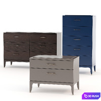 Chest of drawers and sideboard SELVA DELANO 3D Model Vray, Corona