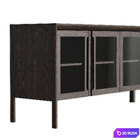 Dantone Home Square Media Console 3D Model Vray, Corona