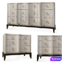 Chest of drawers / sideboard and bedside table Bonifacio. Dresser, nightstand by Willa Arlo Interiors 3D Model Vray, Corona