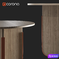 SHELL | TABLE 3D Model Corona
