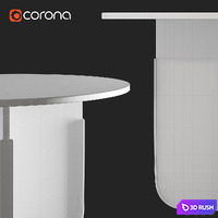 SHELL | TABLE 3D Model Corona