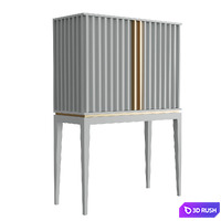 Casa Magna Relevo Bar Cabinet 3D Model Vray, Corona