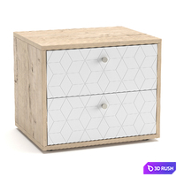 Tonheim bedside table 3D Model Vray, Corona