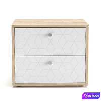 Tonheim bedside table 3D Model Vray, Corona