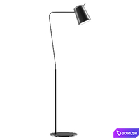 Floor lamp Dodo black 3D Model Corona