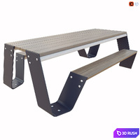 Hopper Picnic Table by Extremis 3D Model Vray, Corona