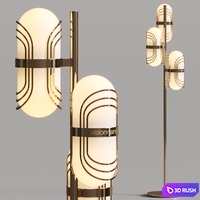 Visionnaire Floro Floor Lamp 3D Model Vray, Corona