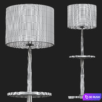 Foter Glass Cylinder Floor Lamp 3D Model Corona
