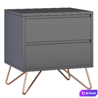 Elona bedside table 3D Model Corona