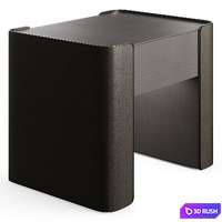 Fendi Icon Bedside Vermont Leather 3D Model Vray, Corona