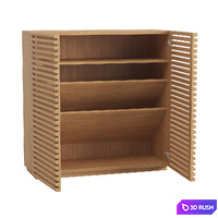 Tulma Shoe Storage System 3D Model Vray, Corona