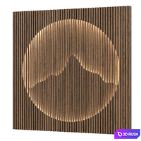 Decorative panel 304 3D Model Corona