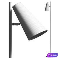 Woud Design Cono Floor Lamp 3D Model Vray, Corona