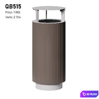 Waste bins QUINBIN from mmcité 3D Model Corona