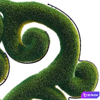 Topiary tree of happiness 3D Model Corona