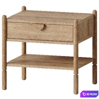 Sawyer Nightstand - Hedge House 3D Model Vray, Corona
