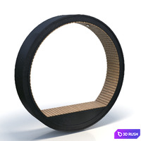 Bench circumference 3D Model Vray