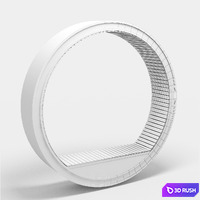 Bench circumference 3D Model Vray