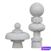 Bobo Piccoli 3D Model Vray