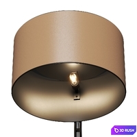 Oluce Parallel 396 Floor Lamp 3D Model Vray, Corona
