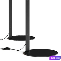 Oluce Parallel 396 Floor Lamp 3D Model Vray, Corona