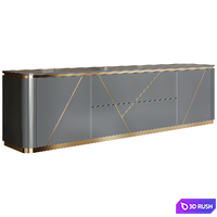 TV stand Janice Gray TV Stand 3D Model Corona