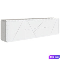 TV stand Janice Gray TV Stand 3D Model Corona