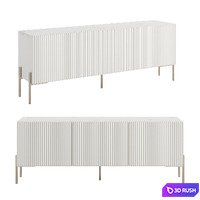 TV Stand Sellin 3D Model Vray, Corona