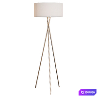 Floor Lamp Mid-Century Tripod Floor Lamp Lamp 3D Model Corona
