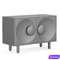 Bardot sideboard 3D Model Corona