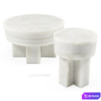 Constantin table by Joris Poggioli 3D Model Vray, Corona