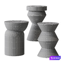Fraulino Peono Calendes table La Redoute 3D Model Vray, Corona