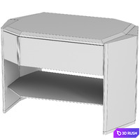 Algerone Nightstand by Luxxu 3D Model Corona