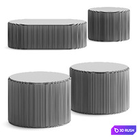 Lema Drum Coffee Tables 3D Model Vray, Corona
